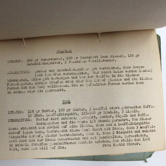 Vintage Selected Recipes The German - - American Women's Club 1950 - Unsearched - Picture 16 of 16